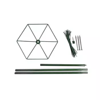 Опорная рама камуфляжной сетки Mobi Garden, наземная сетка для гвоздей, носилки, железная опорная рама, набор из 6 групп, версия длиной 5,7 метра