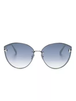 Оправа Evangeline oversize Солнцезащитные очки TOM FORD Eyewear, черный