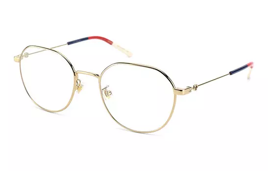 Оправа Gucci Unisex с чехлом, золотой / коричневый