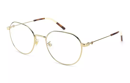 Оправа Gucci Unisex с диоптриями, голубой / золотой