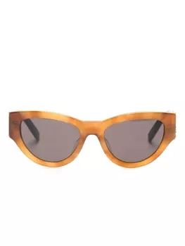 Оправа «кошачий глаз» Солнцезащитные очки Saint Laurent, коричневые