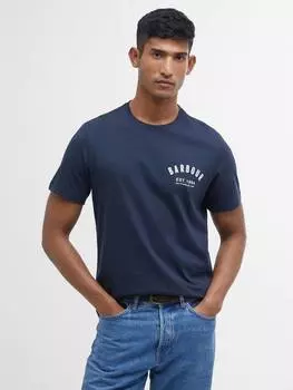 Опрятная футболка Barbour, цвет New Navy