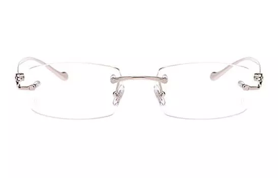 Оптическая оправа CARTIER унисекс, Bright silver