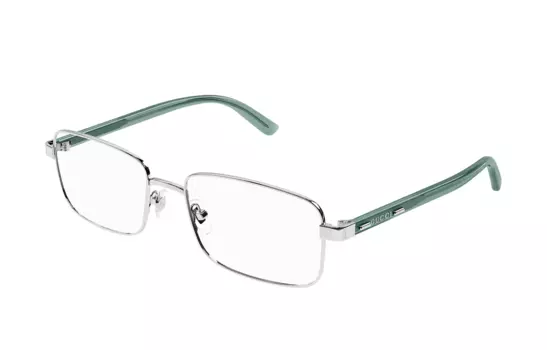 Оправа Gucci Unisex с линзами, серый / зеленый