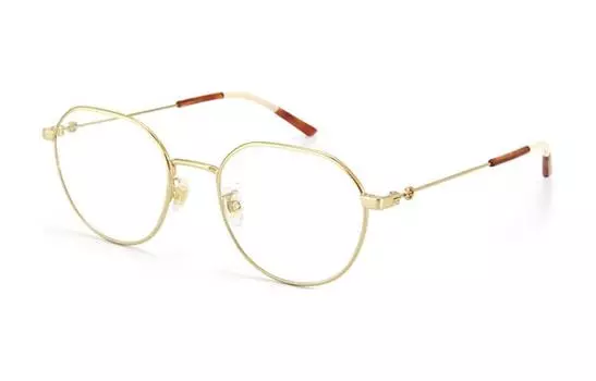 Оправа Gucci Unisex овальная, золотой
