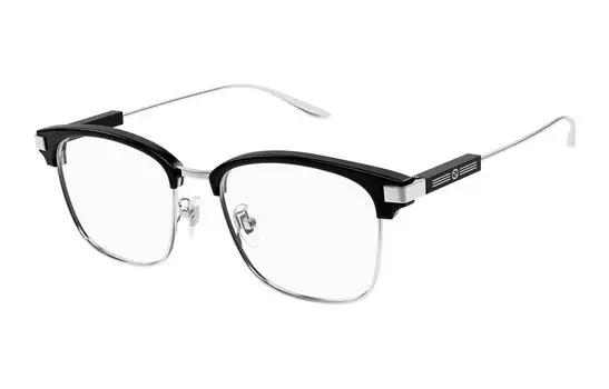 Оправа унисекс оптическая Gucci Square Frame, серебряный / черный