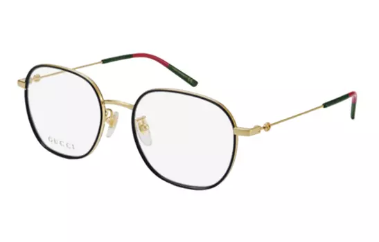 Оправа оптическая Gucci Unisex Square Interlocking, черный