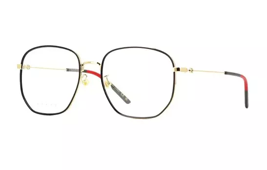 Оправа оптическая Gucci Unisex, черный / золотой