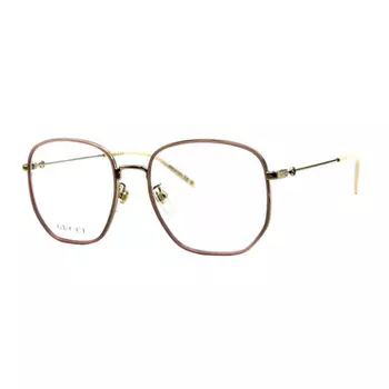 Оправа оптическая Gucci Unisex, черный / золотой / коричневый