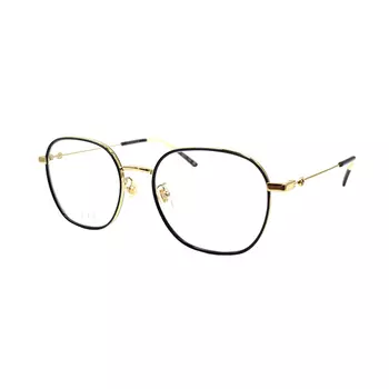 Оправа Gucci Unisex оптическая, черный / золотой