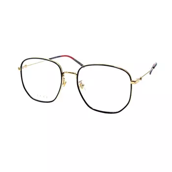 Оправа Gucci Unisex оптическая, черный / золотой / красный