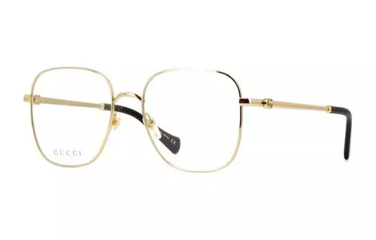 Оправа оптическая Gucci Unisex, золотой / черный