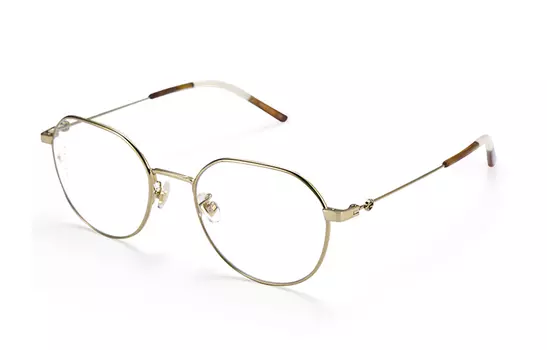 Оправа Gucci Unisex с чехлом, золотой