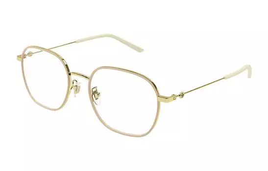 Оправа оптическая Gucci Unisex, золотой / розовый