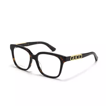 Оправа Gucci Unisex оптическая, темно - коричневый / черный