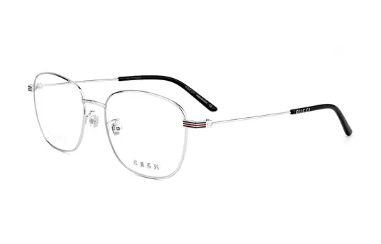 Оправа оптическая Gucci Unisex, серебряный / черный