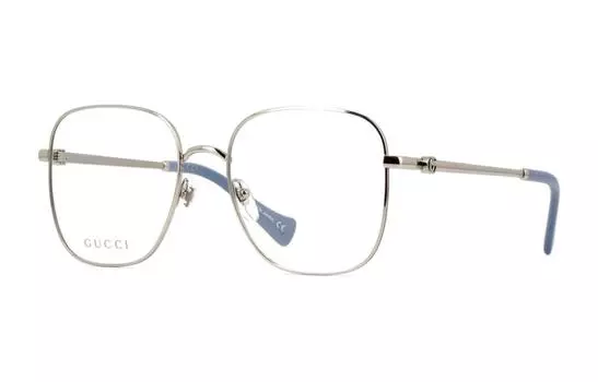 Оправа оптическая Gucci Unisex, серебряный / голубой