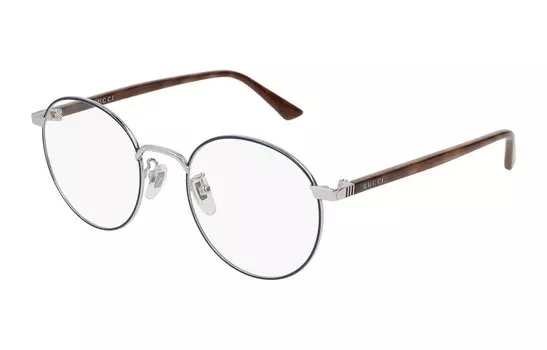 Очки Gucci Eyeglass Frames, коричневый / серебряный