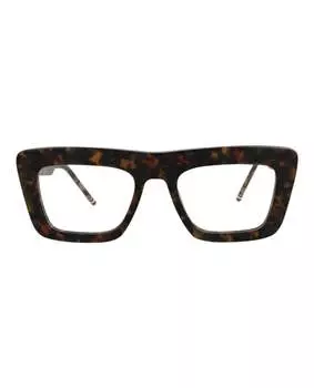 Оптические оправы из ацетата с квадратной оправой Thom Browne, цвет tortoise tortoise transparent