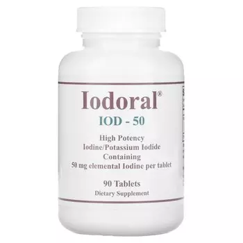 Optimox Corporation Йодорал 50 мг 90 таблеток