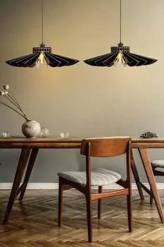 Opviq, 161- 161FLH, черный, люстра, корпус МДФ