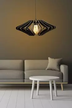 Opviq, 170- 170FLH, черный, люстра, корпус МДФ