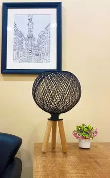 Opviq, 203- 203FLH, черный, настольные лампы, металлическая основа