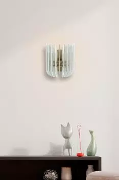 Opviq, 210- 210FLH, белый, настенные светильники, 20х18,5х16 см, Лестница Тюльпс