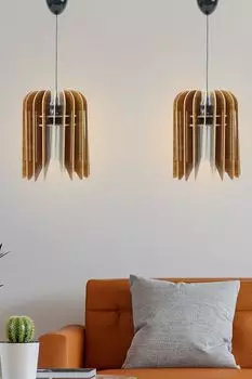 Opviq, 211- 211FLH, цвет орех, люстра, корпус МДФ