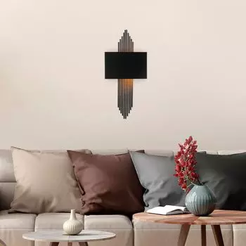 Opviq, 621- 621OPV, черный, настенный светильник, 35 x 10 x 22 см, металлический корпус