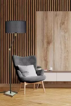 Opviq, 8586- 8586LUN, черный, торшеры, 25 х 25 см, металлический корпус