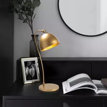 Opviq, Acuka12296- Acuka12296FLG, золото, настольные лампы, 25 x 25 x 54 см, металлический корпус