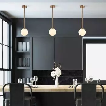 Opviq, Akkas- Akkas FLG, винтаж, люстра, 15 х 15 х 61 см, металлический корпус