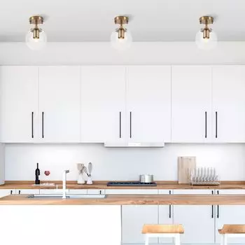 Opviq, Atmaca- Atmaca FLG, винтаж, люстра, 15 х 15 см, металлический корпус