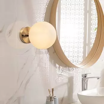 Opviq, Atmaca- Atmaca FLG, винтаж, настенные светильники, 15 х 15 см, металлический корпус