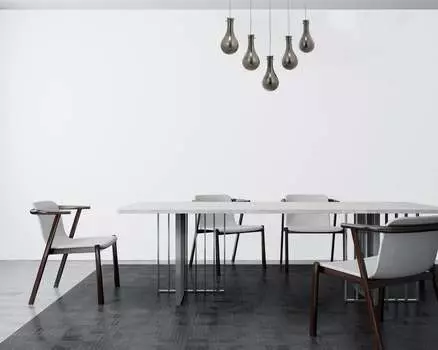 Opviq, Av-AVAUR, хром, люстра, 80 х 15 см, корпус металл, серебро