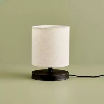 Opviq, AYD-3437, настольная лампа, кремовый, 15 х 15 х 22 см, бежевый