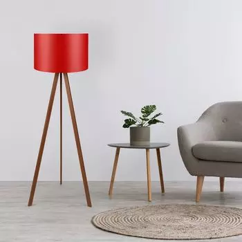 Opviq, AYD, 38 x 140 см, торшер, красный, коричневый, 70% МДФ/30% ПВХ