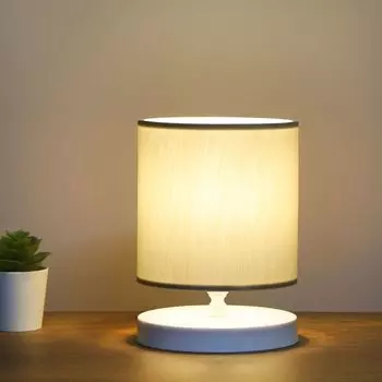 Opviq, AYD- AYD SGN, кремовый, прикроватные светильники, 15 х 15 х 22 см, корпус тканевый, бежевый