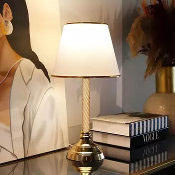 Opviq, AYD-AYDAXL, белый, настольные лампы, 22 х 14 см, 100% пластик