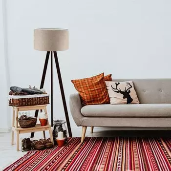 Opviq, AYD- AYDAXL, бежевый, торшеры, 21 х 38 см, 100% ПВХ