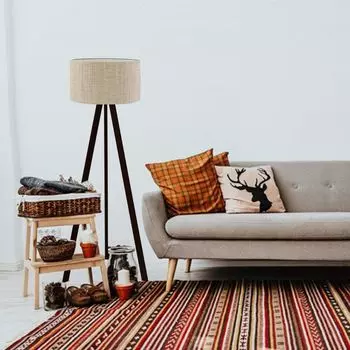 Opviq, AYD-AYDAXL, бежевый, торшеры, 21 х 38 см, капот ПВХ