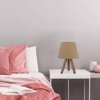 Opviq, AYD- AYDAXL, коричневый, прикроватные светильники, 22 х 33 см, 70% бук/30% ткань ПВХ