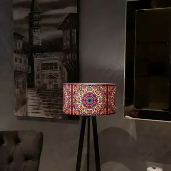 Opviq, AYD-AYDAXL, разноцветный, торшеры, 21 х 38 см, 100% ПВХ, мультиколор