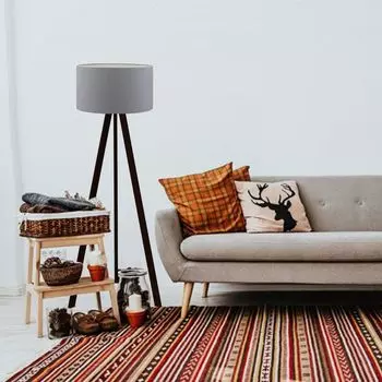 Opviq, AYD- AYDAXL, серый, торшеры, 21 х 38 см, 100% ПВХ