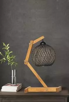 Opviq, Beehive- Beehive FLH, ECRU, настольные лампы, корпус из сосны, бежевый