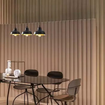 Opviq, Berceste- Berceste NOR, черный, люстра, 59 х 19 см, металлический корпус