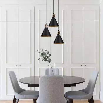 Opviq, Berceste- Berceste NOR, черный, люстра, корпус металл