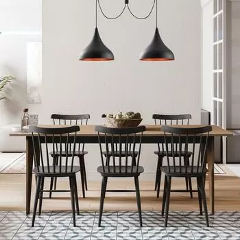 Opviq, Berceste- Berceste NOR, черный, люстра, корпус металл