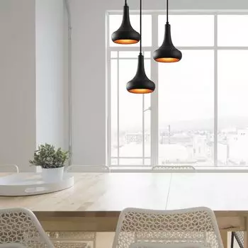 Opviq, Berceste- Berceste NOR, черный, люстра, корпус металл